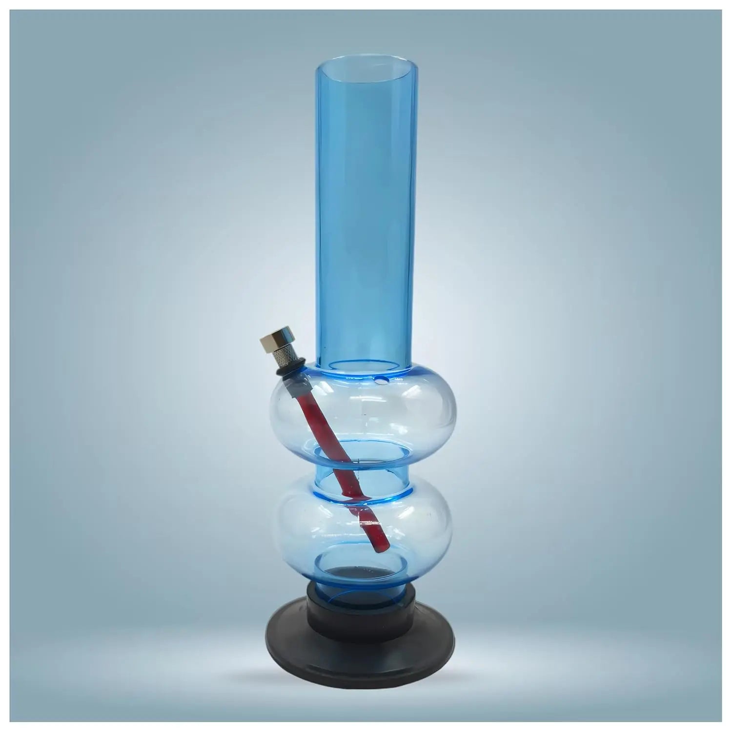 full body image of acrylic smoking waterpipe