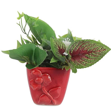 Flap9 Ceramic Flower Vase Planter Pot – Lightweight for Indoor/Outdoor, Office, Garden, Balcony Décor