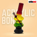 mini moksha bong with rasta design