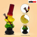red yellow green acrylic bong