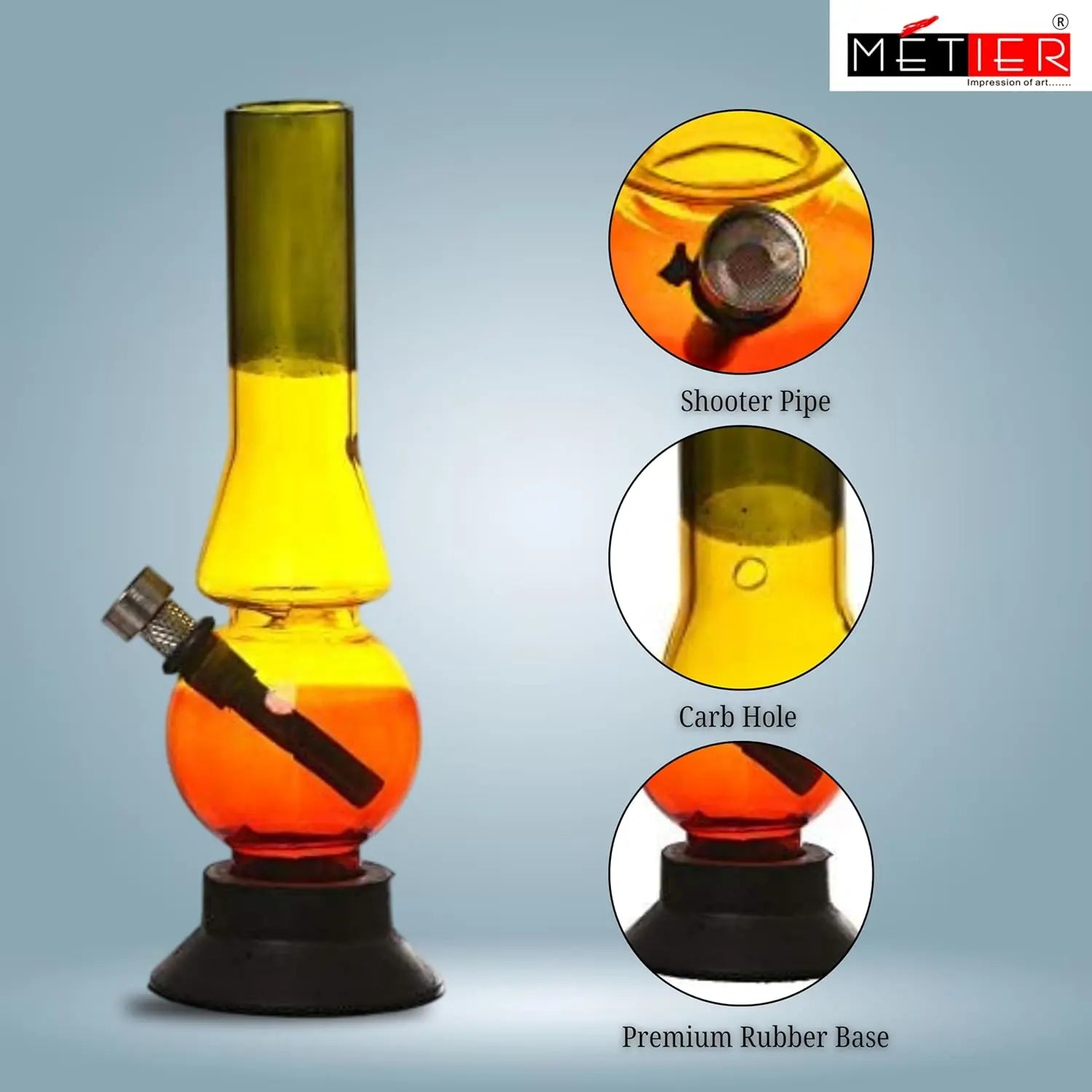 rasta color mini smoking waterpipe