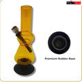 compact water bong front view