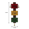 metier wooden key organizer natural finish