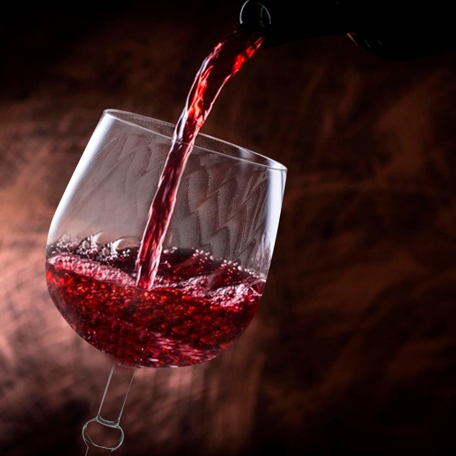 METIER® Borosilicate Red & White Wine Glass Set – 370ml (Pack of 2) Metier