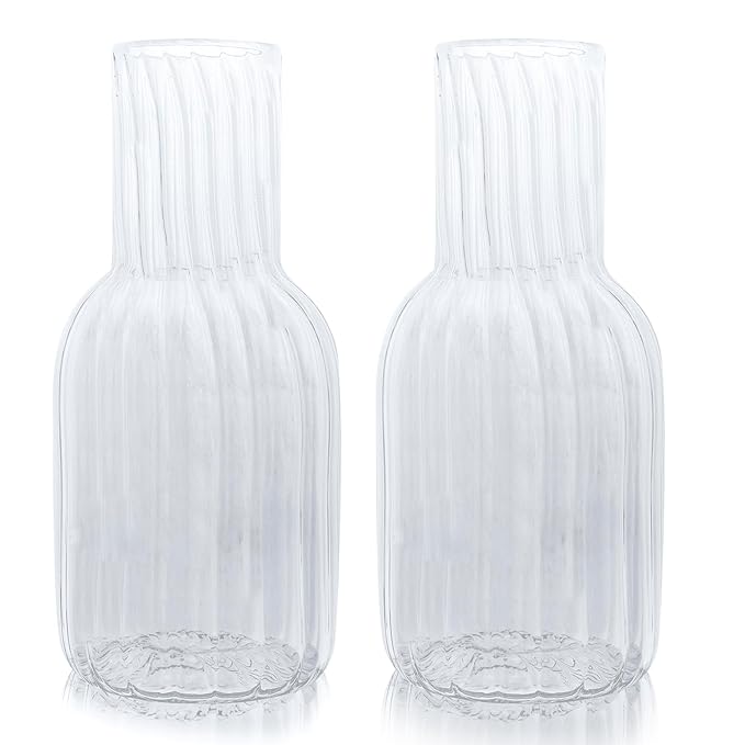 Flap9 Borosilicate Glass Flower Vase for Home, Office & Table Decoration FLAP9