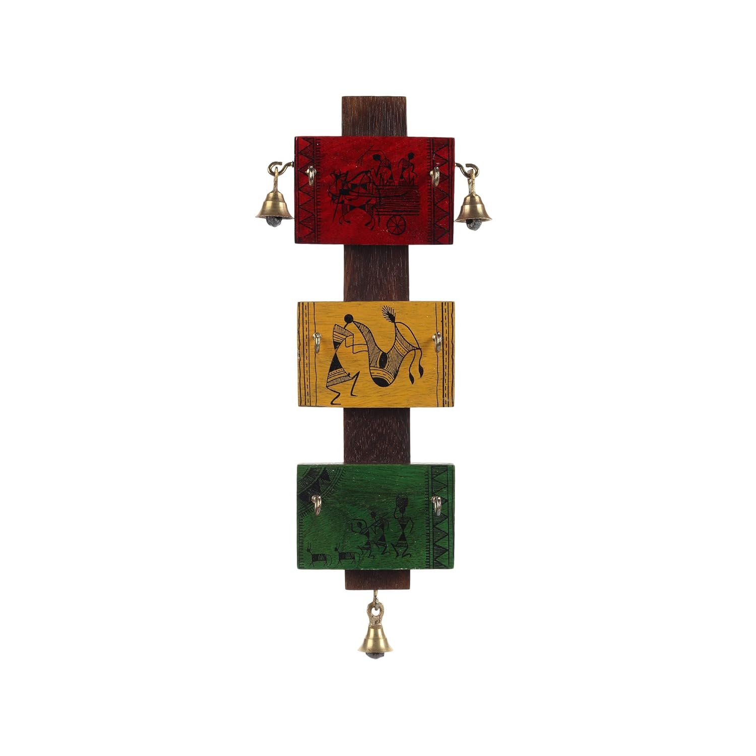 metier wooden key organizer natural finish