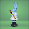 moksha 8 inch sky blue acrylic bong