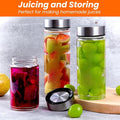 METIER 1000ml Borosilicate Glass Water Bottle – Pack of 2 FLAP9