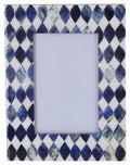 Flap9 Wooden Photo Frame (10x6.25x15 cm) in Blue & White – Model MTF1032 FLAP9