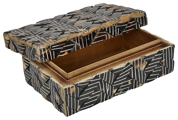 Flap9 antique bone storage box