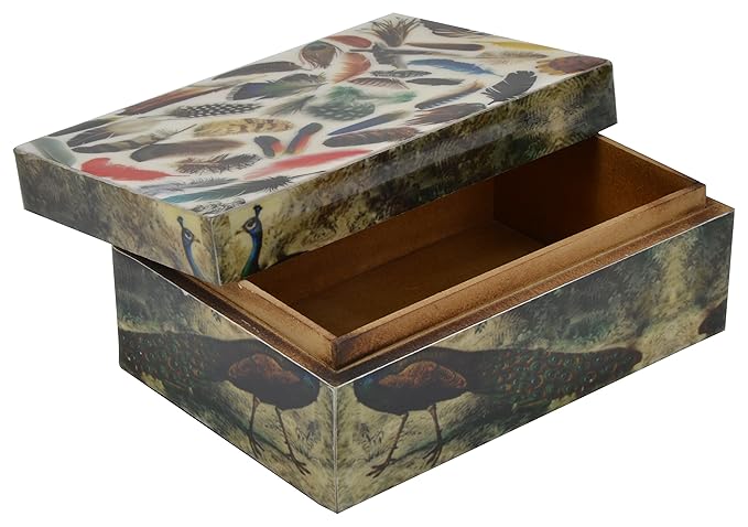 Handcrafted wooden box with resin
Epoxy resin keepsake box