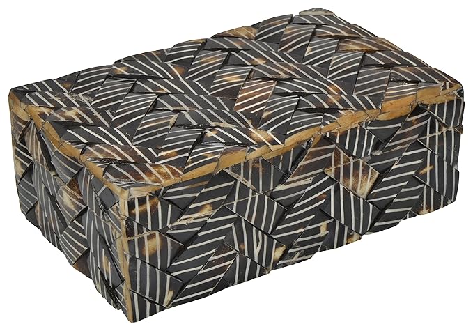 Flap9 antique bone storage box