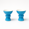 Moksha sky blue ceramic hookah chillum – durable and stylish