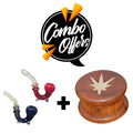 Flap9 Combo Deal! 5 Inch Glass Sherlock Pipe & 2.25