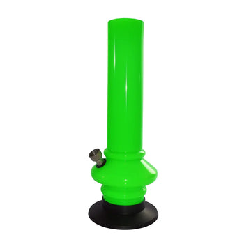 Green bong on a white background
