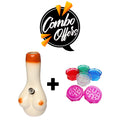 Moksha 7 inch Half Woman Ceramic Bong smoking waterpipe