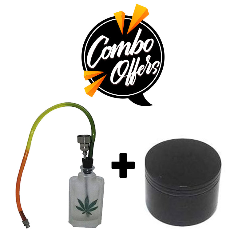 5 inch transparent acrylic converter bong for dry herbs