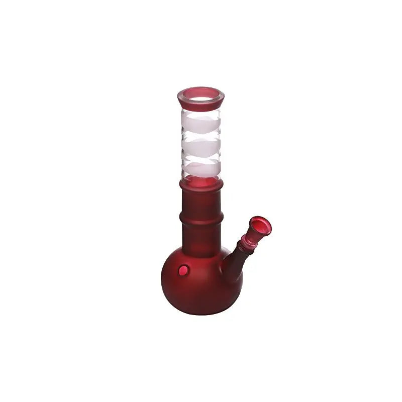 Red glass bong 10 inch
Moksha glass hookah pipe red