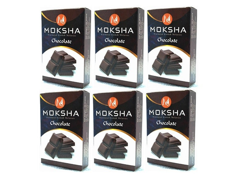 Moksha herbal chocolate hookah flavor pack of 6