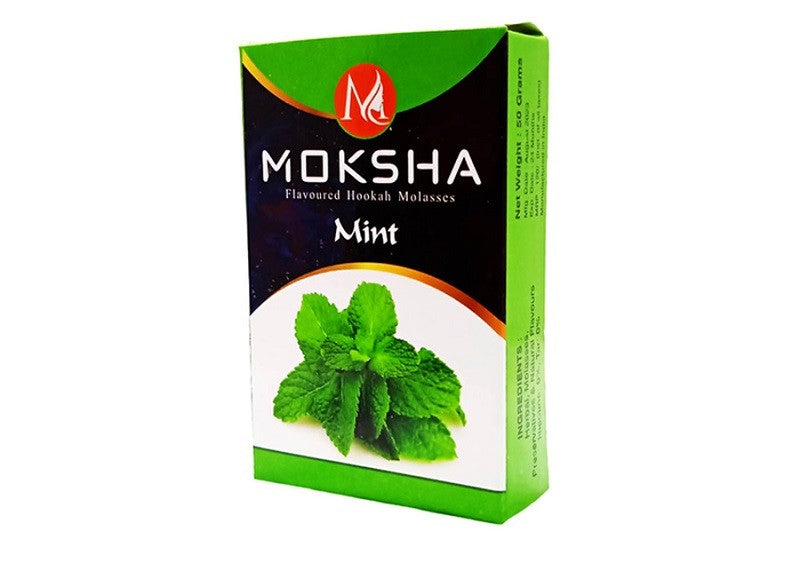 Moksha herbal mint hookah flavor pack of 6