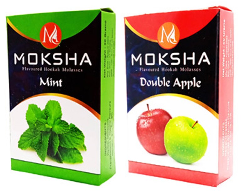 Moksha herbal mix hookah flavor pack of 6