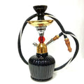 Moksha Nicotine-Free Herbal Hookah Set: 4 Flavors, Charcoal (2 Rolls), 12