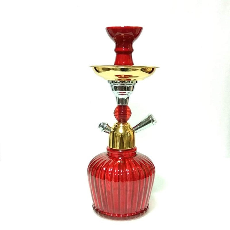 Moksha herbal mix hookah set with nicotine-free flavors