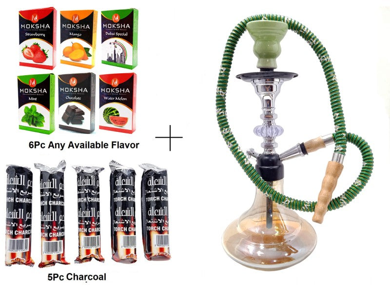 FLAP9 14 inch glass hookah