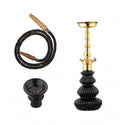 Flap9 21 Inch Glass Hookah with Herbal Mix, 6 Flavors & 5 Charcoal Rolls Set Moksha Bongs