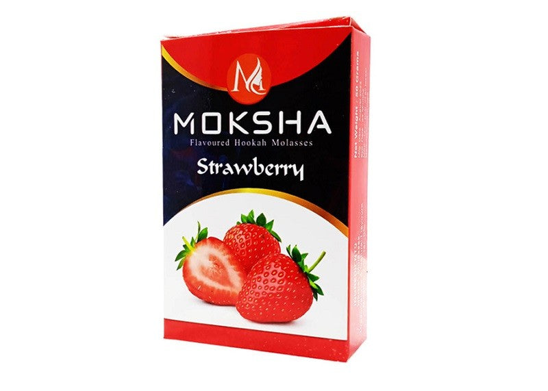Moksha strawberry herbal hookah flavor – nicotine and tobacco free