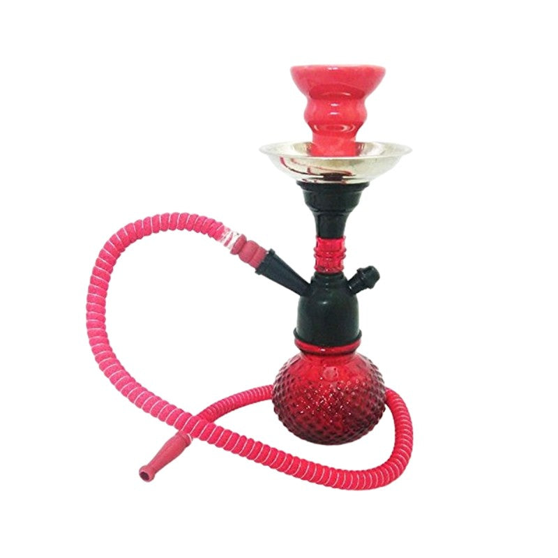 Glass hookah with ceramic chillum