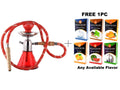Glass hookah with ash catcher