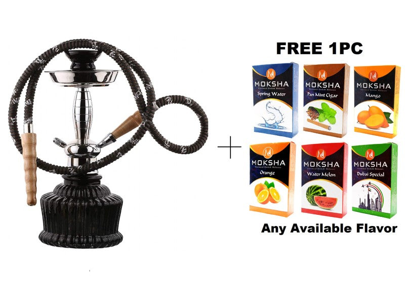 Stylish 12" glass hookah for home