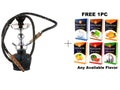 Stylish black shisha pipe