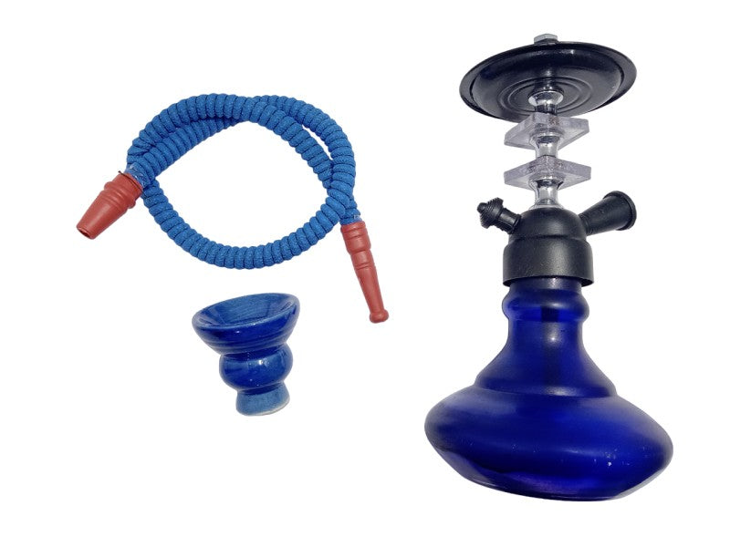 moksha smoking hookah with metal stems