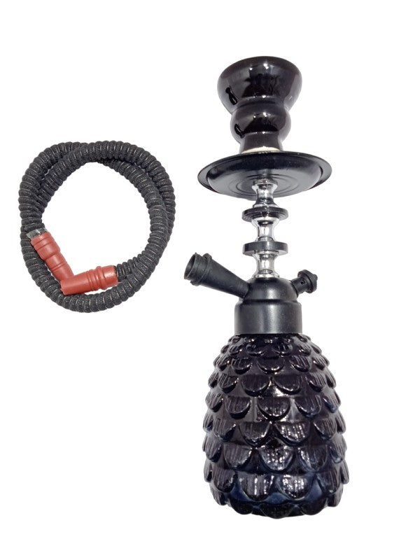 Compact 11 Inch glass hookah for home use