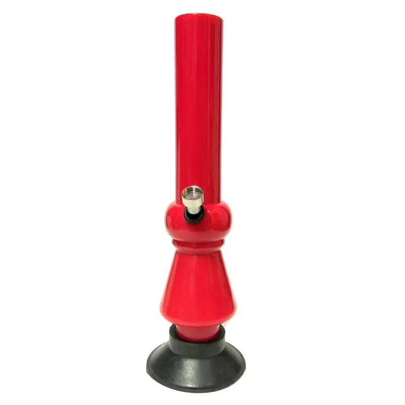 Moksha opaque red bong
12 inch acrylic waterpipe