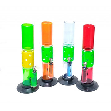 Moksha 12 Inch Acrylic Honeycomb Water Pipe Bong.(1 Piece, 30cm )