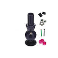 Flap9 12 Inch Acrylic Ice Bong + 2 Shooters, 10 SS Screens & 2 Inch Herb Grinder Set Moksha Bongs