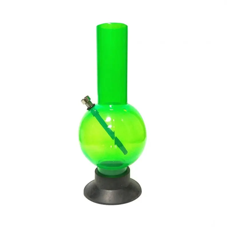 Moksha green acrylic bong