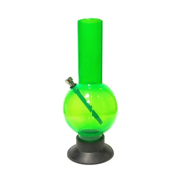 Moksha green acrylic bong