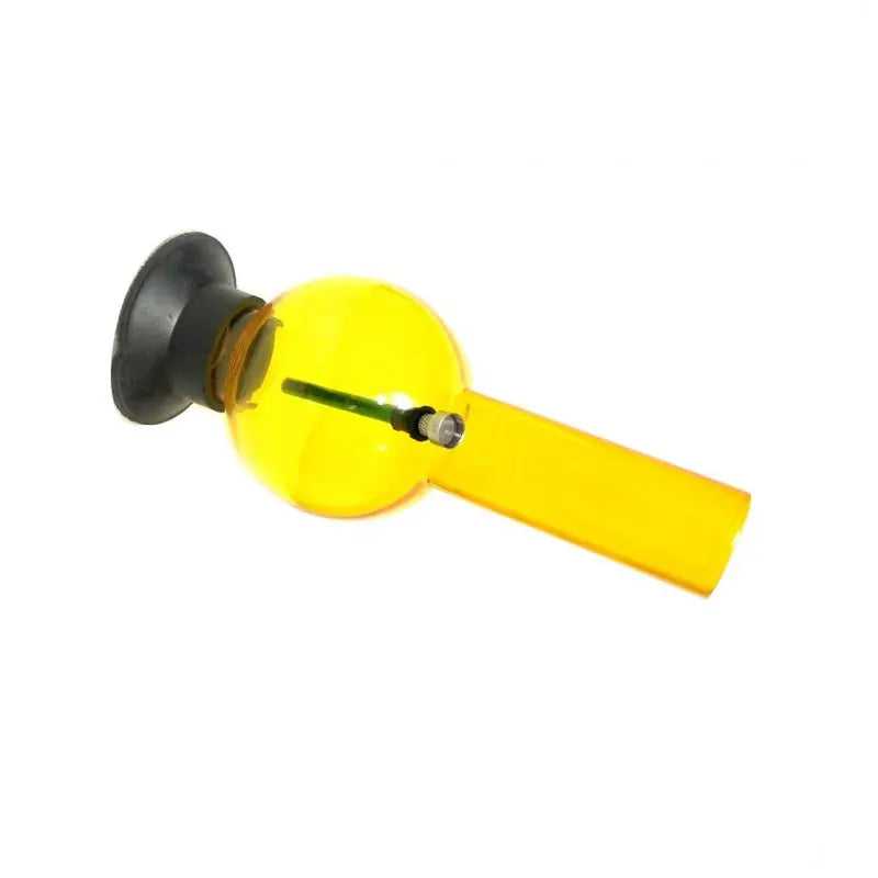 moksha 12 inch yellow acrylic bong