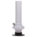 Moksha white mini disc acrylic bong
12 inch water bong opaque white