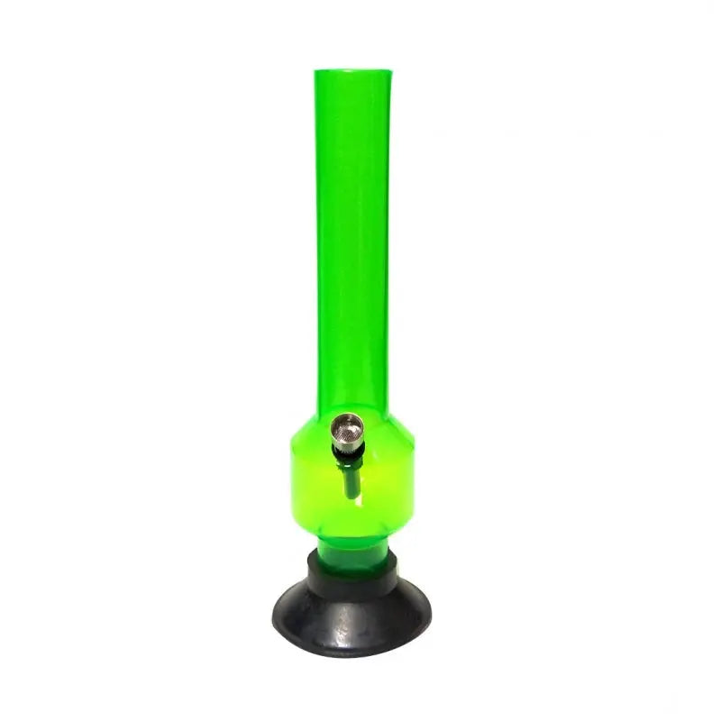Moksha 12 inch acrylic bong
Transparent green waterpipe