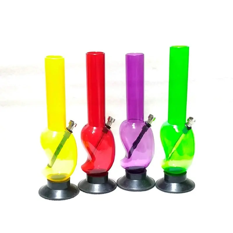 Lightweight acrylic mini bong
Colorful water bong for smoking
Durable acrylic bong 12 inch