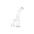 Glass bong with chillum
35cm clear glass waterpipe