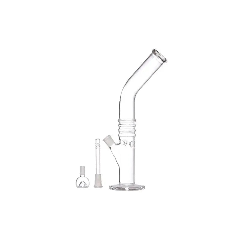 Glass bong with chillum
35cm clear glass waterpipe