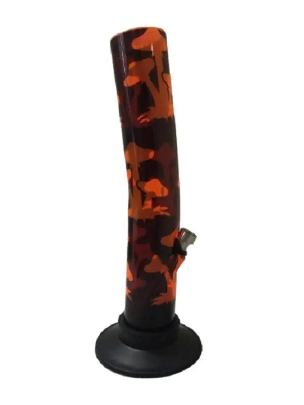 transparent orange hookah bong