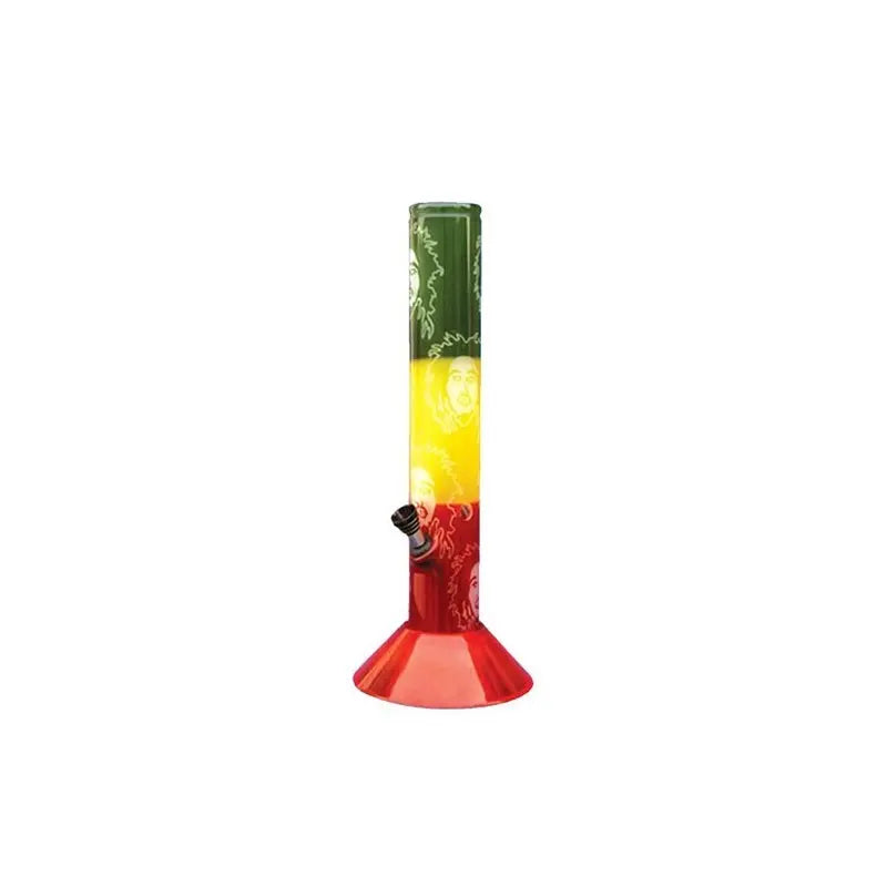 moksha 12 inch rasta acrylic bong
