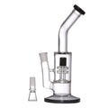Moksha 12 Inch Black Glass Percolator Bong – 30cm Smooth Hits Moksha Bongs
